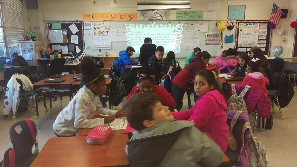 Students in the Classroom using Breakout Box