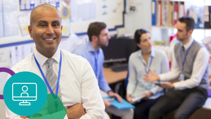 Teachers in meeting