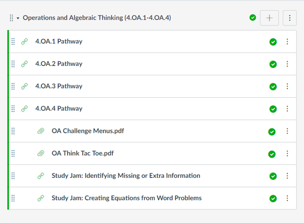 Operations and Algebraic Thinking