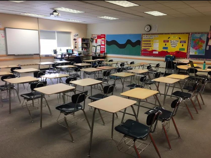 Empty classroom